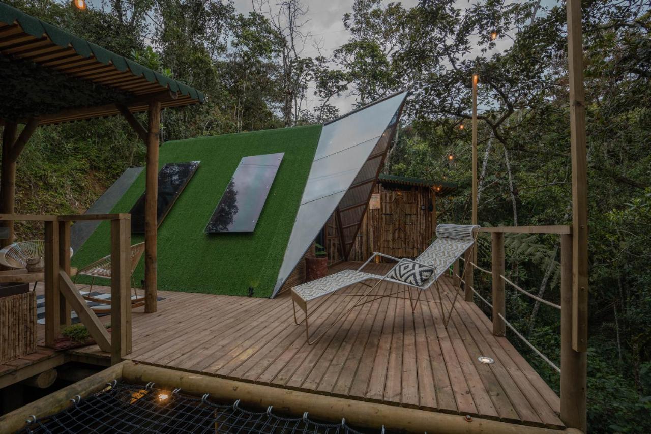 Отель Bubblesky Glamping Гуатапе Экстерьер фото